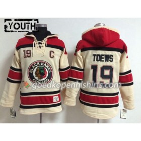 Chicago Blackhawks Jonathan Toews 19 Wit Hoodie Sawyer - Kinderen